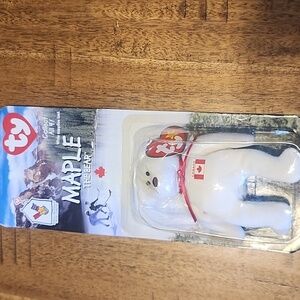 MAPLE THE BEAR-1996 MCDONALDS TY BEANIE BABY WITH RARE ERRORS 1993 OAKBROOK NIP